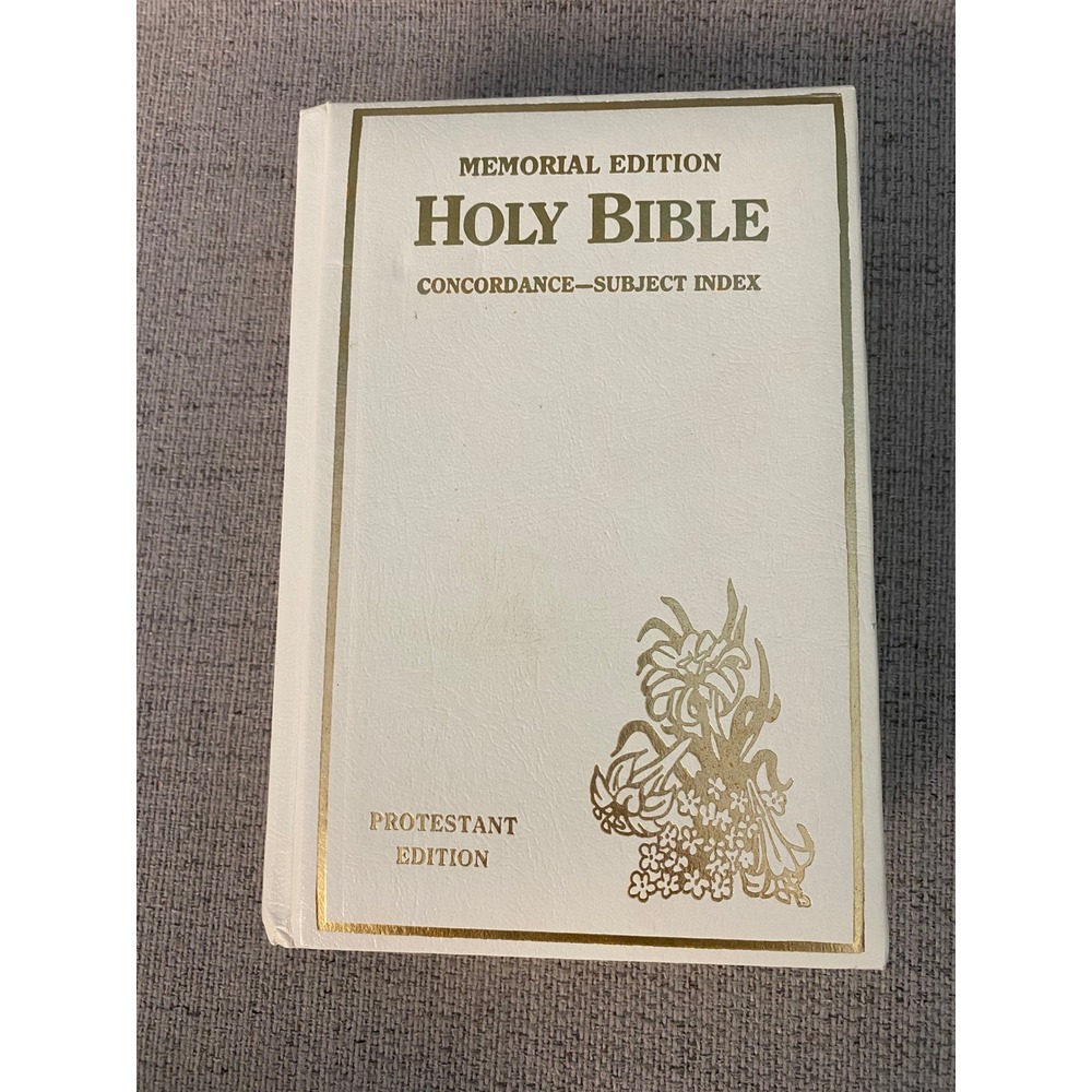 Bible memorial Protestant edition concordance subject index
